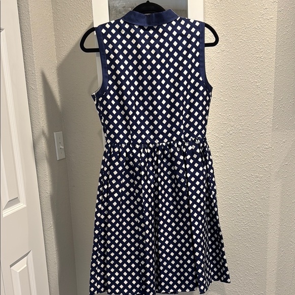 Kate Spade Blue and White Patterned Dress - Picture 3 of 5